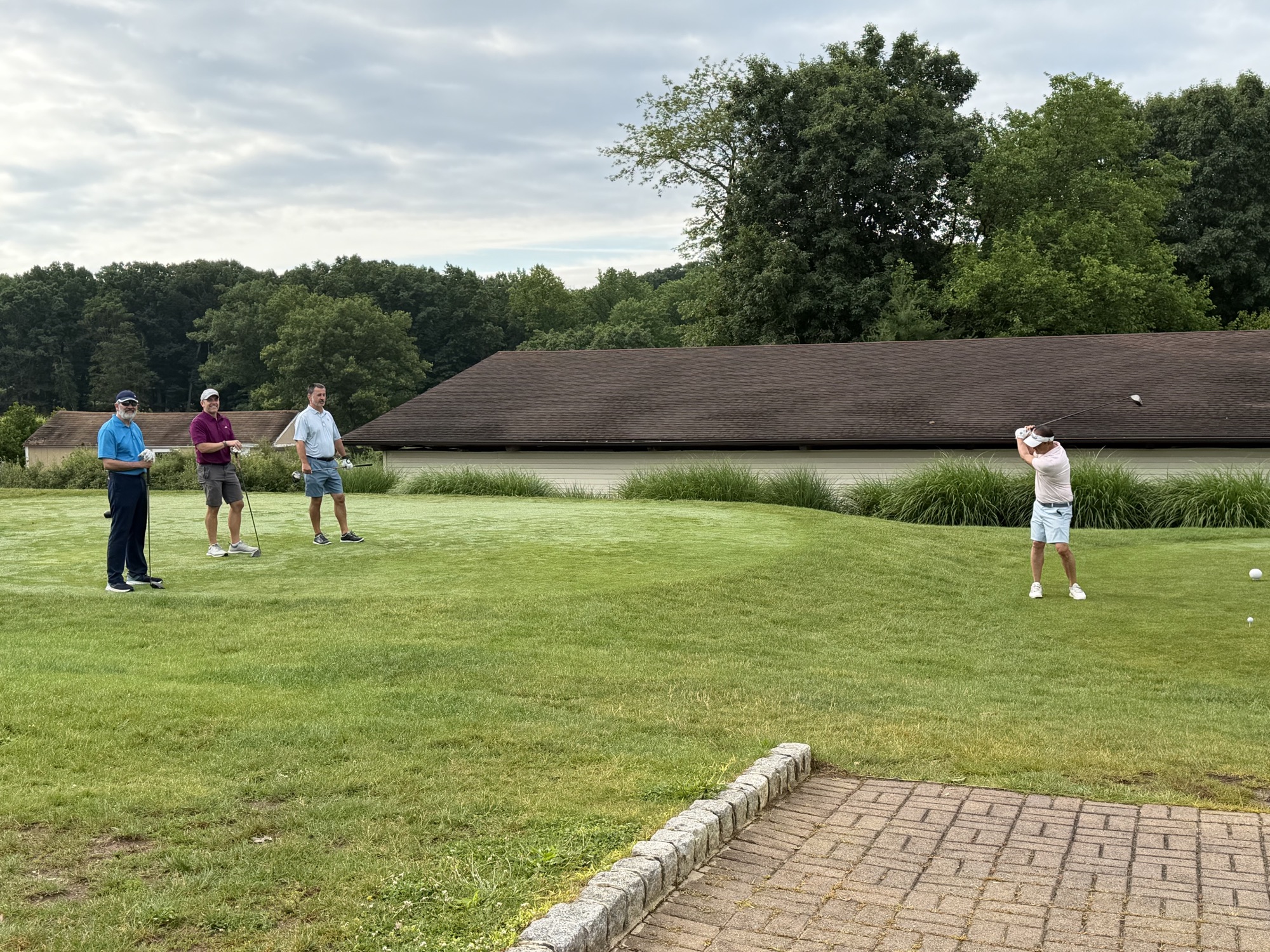 An approach into a Beaver Brook green