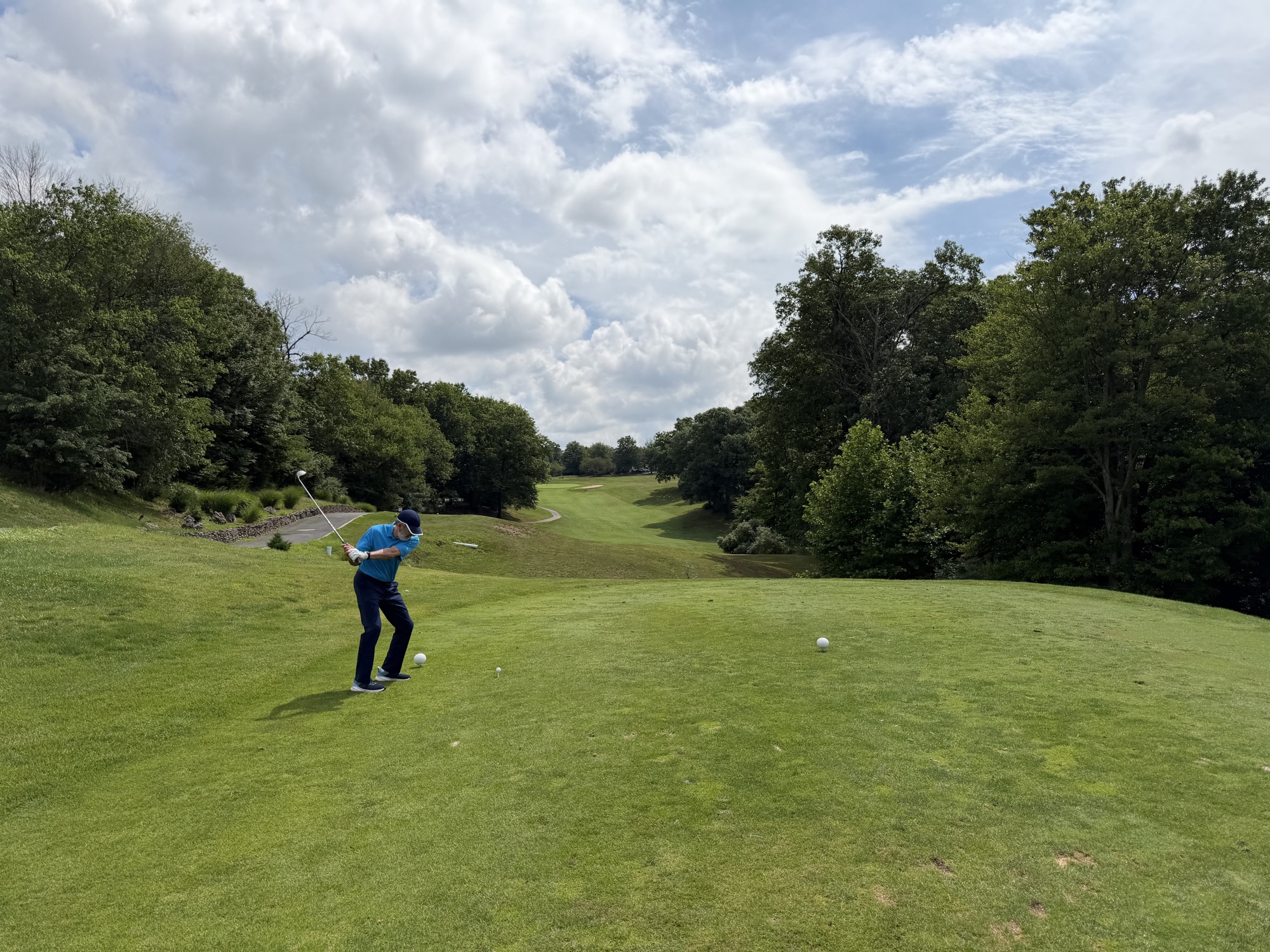 Weekenders players on the tee at Beaver Brook